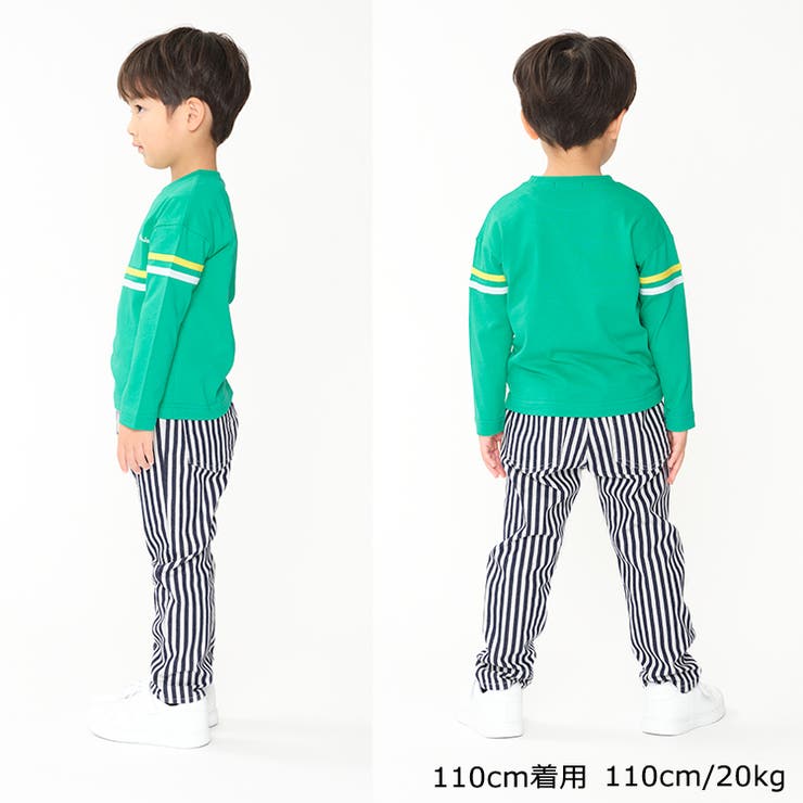 ストライプ柄ツイル長パンツ・長ズボン | こどもの森e-shop | 詳細画像11 