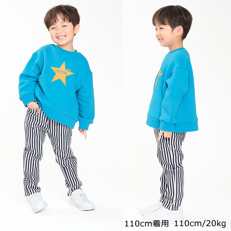 ストライプ柄ツイル長パンツ・長ズボン | こどもの森e-shop | 詳細画像12 