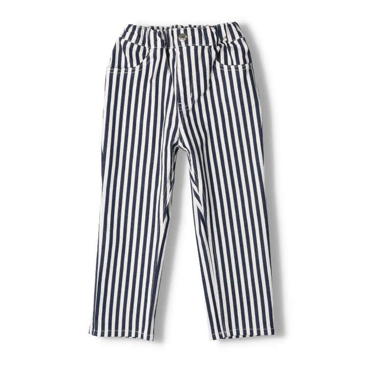 ストライプ柄ツイル長パンツ・長ズボン | こどもの森e-shop | 詳細画像2 