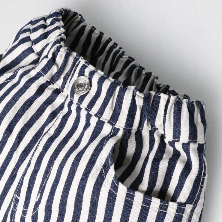 ストライプ柄ツイル長パンツ・長ズボン | こどもの森e-shop | 詳細画像4 