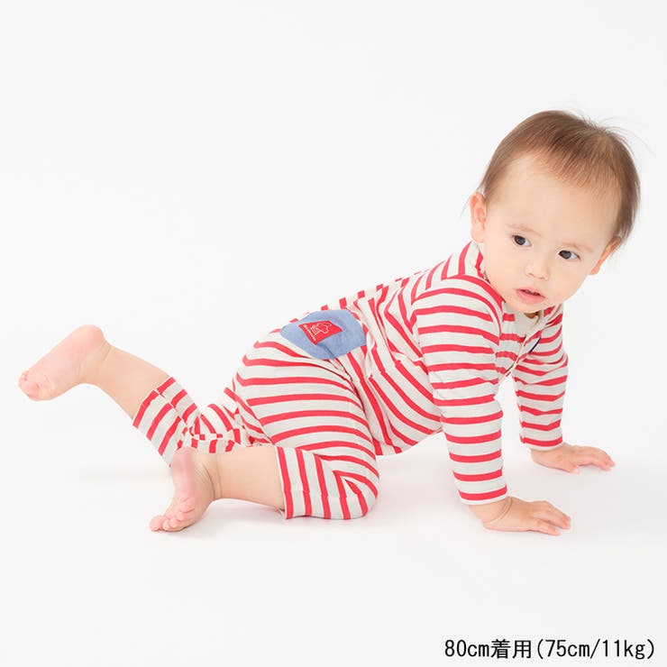 ボーダーロンパース | こどもの森e-shop | 詳細画像12 