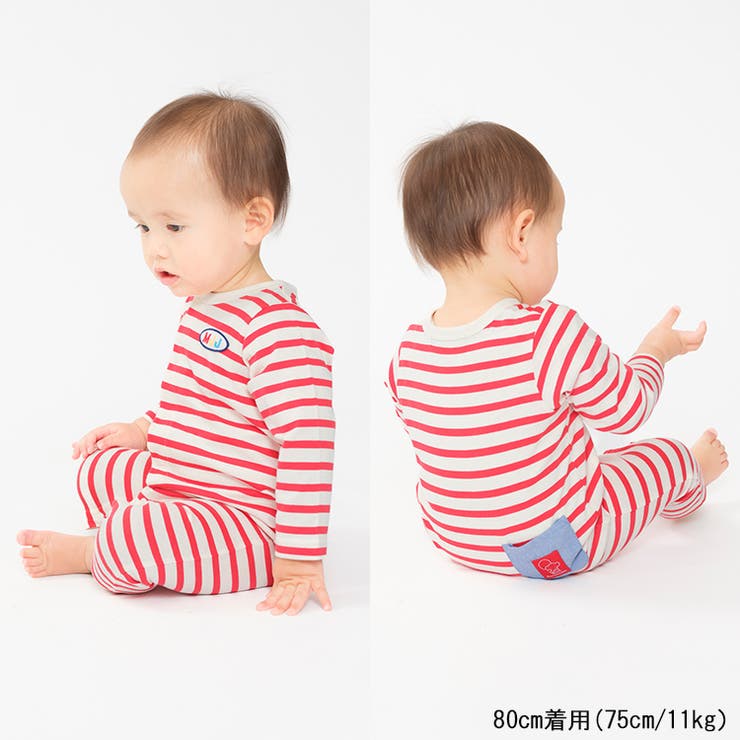 ボーダーロンパース | こどもの森e-shop | 詳細画像13 