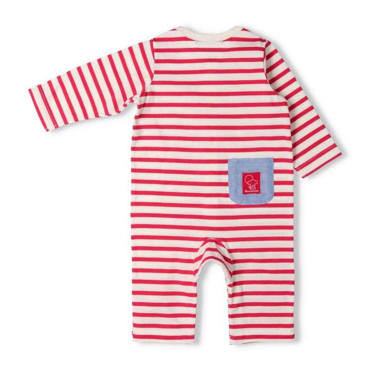 ボーダーロンパース[品番：MTIK0011415]｜こどもの森e-shop（コドモノ