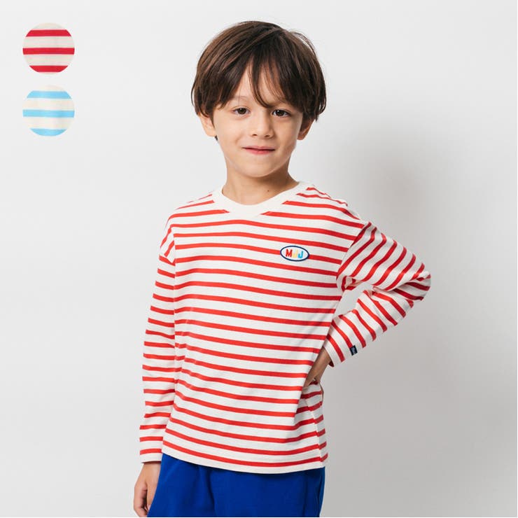 ボーダー長袖Ｔシャツ・ロンT | こどもの森e-shop | 詳細画像1 