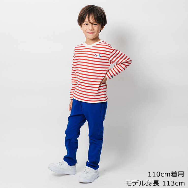 のびのびツイル無地スキニー長パンツ・長ズボン | こどもの森e-shop | 詳細画像11 