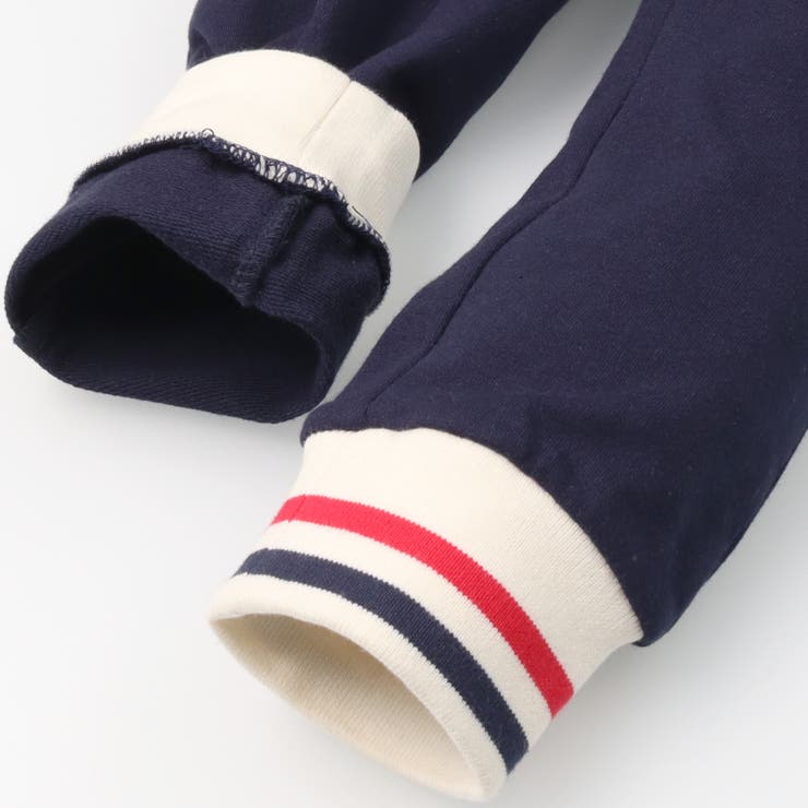 ワッペン付裾リブミニ裏毛ロングパンツ | こどもの森e-shop | 詳細画像5 