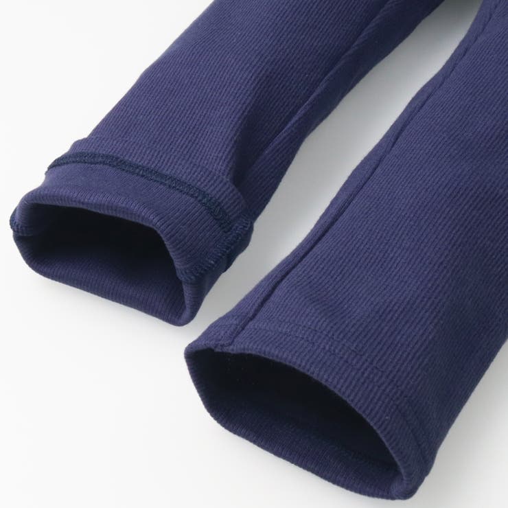 【WEB限定】日本製テレコ無地ロングパンツ | こどもの森e-shop | 詳細画像9 