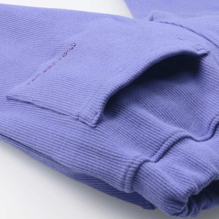 【WEB限定】日本製テレコ無地ロングパンツ | こどもの森e-shop | 詳細画像6 