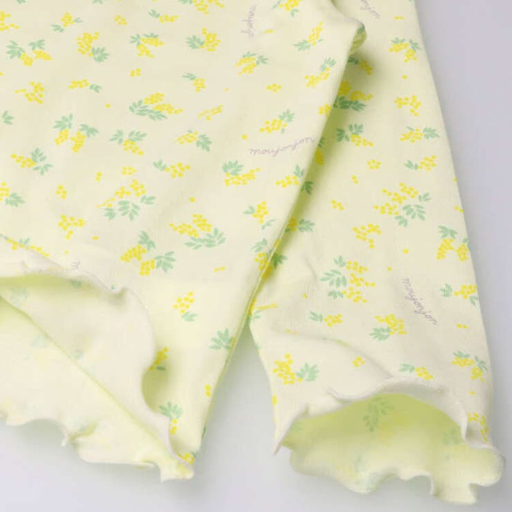 【子供服】moujonjon(ムージョンジョン)日本製小花柄長袖Tシャツ80cm～140cmM22801
