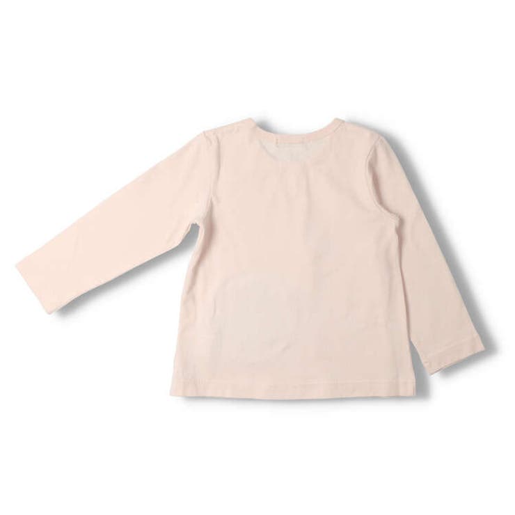 moujonjon 刺繍入りポシェット付長袖Ｔシャツ ロンT | こどもの森e-shop | 詳細画像4 