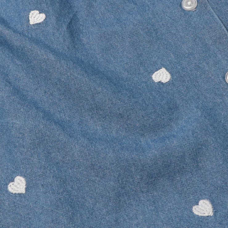 ハート刺繍デニムジャンパースカート | こどもの森e-shop | 詳細画像8 