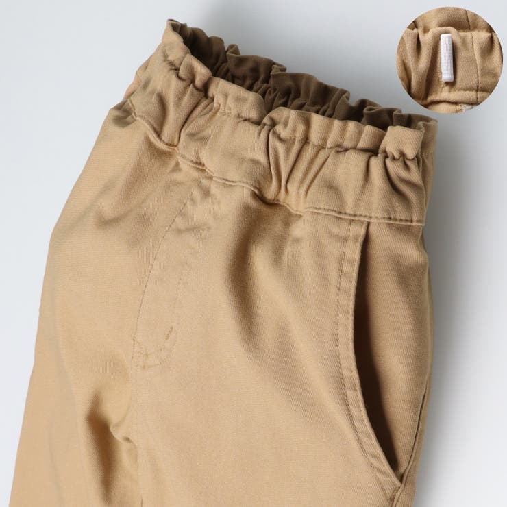 子供服moujonjon(ムージョンジョン)のびのびツイル無地長パンツ・長ズボン90cm～140cmM2500
