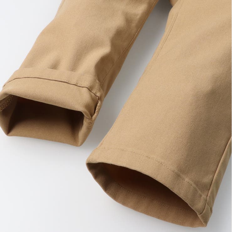 子供服moujonjon(ムージョンジョン)のびのびツイル無地長パンツ・長ズボン90cm～140cmM2500