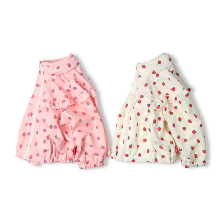 撥水加工いちご柄タフタジャケット | こどもの森e-shop | 詳細画像12 