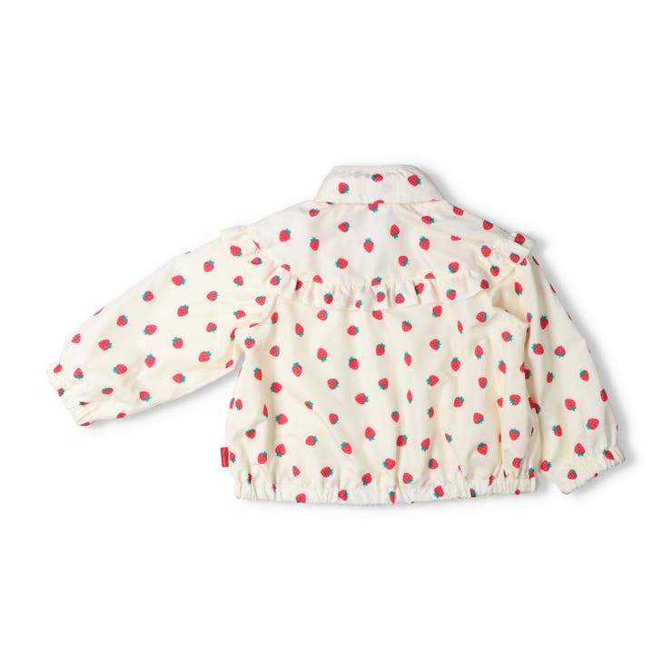 撥水加工いちご柄タフタジャケット | こどもの森e-shop | 詳細画像2 