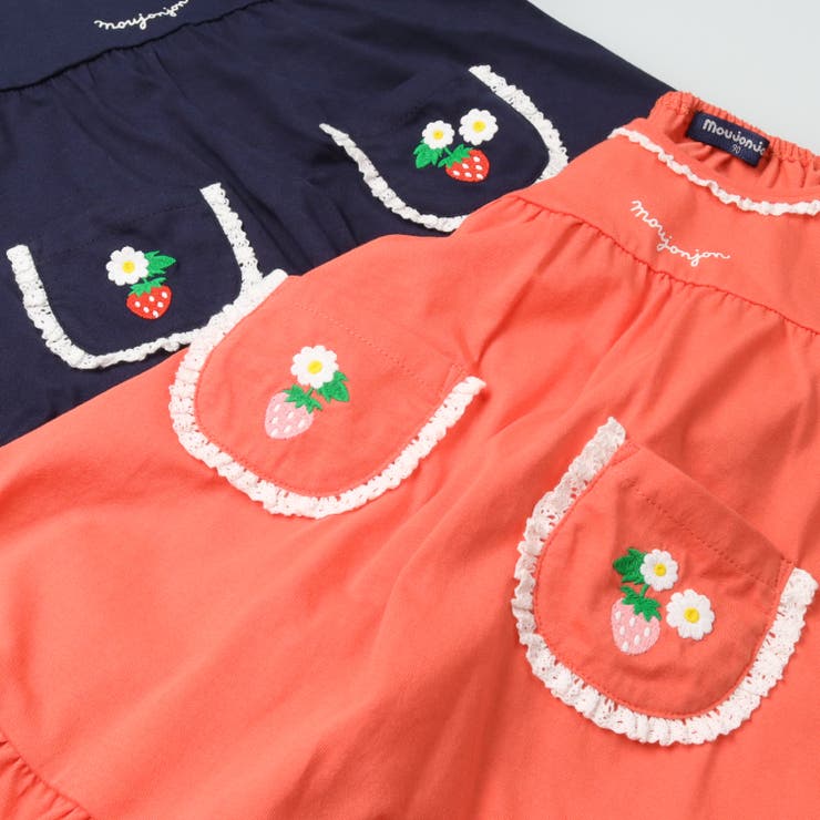 ポケットいちご刺繍長袖ワンピース | こどもの森e-shop | 詳細画像5 