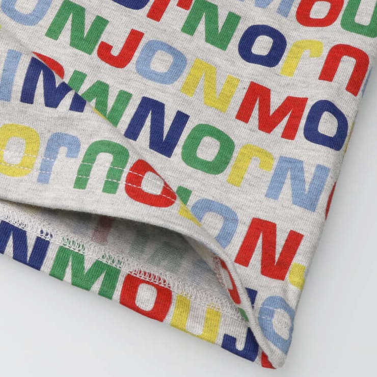 日本製ロゴプリント総柄半袖Tシャツ 80cm～140cm M32811 | こどもの森e-shop | 詳細画像7 