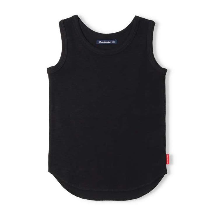 【子供服】moujonjon(ムージョンジョン)日本製リップルフライス無地タンクトップ90cm～140cmM32900
