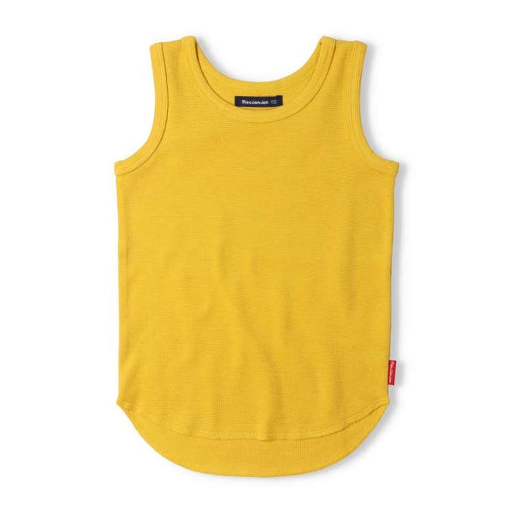 【子供服】moujonjon(ムージョンジョン)日本製リップルフライス無地タンクトップ90cm～140cmM32900