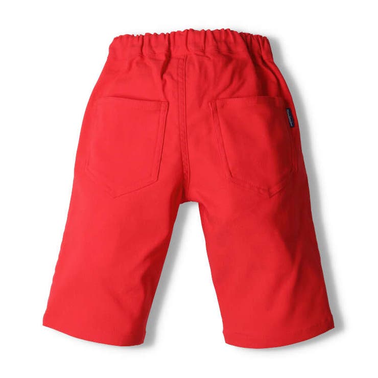 【子供服】moujonjon(ムージョンジョン)ストレッチツイル6分丈ハーフパンツ90cm～140cmM33101