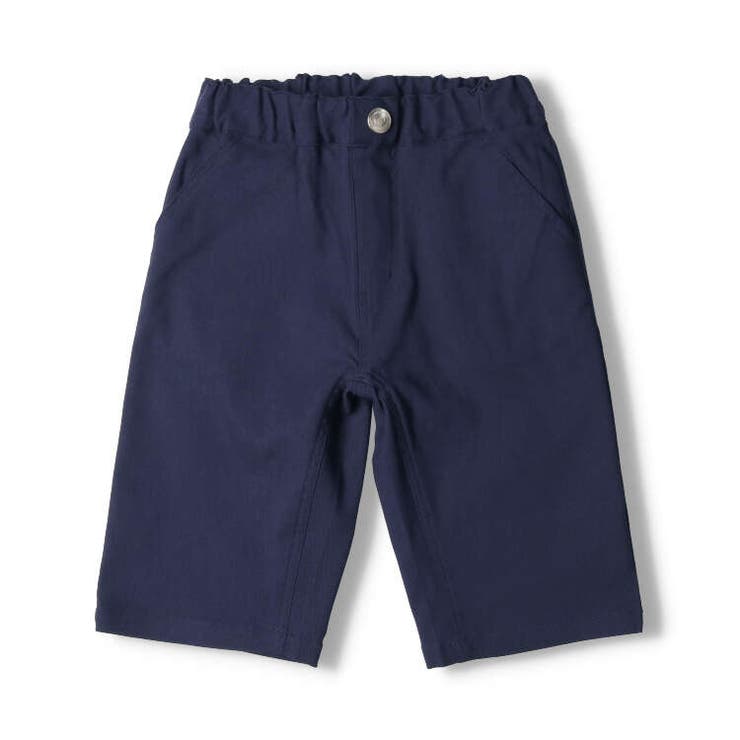 【子供服】moujonjon(ムージョンジョン)ストレッチツイル6分丈ハーフパンツ90cm～140cmM33101