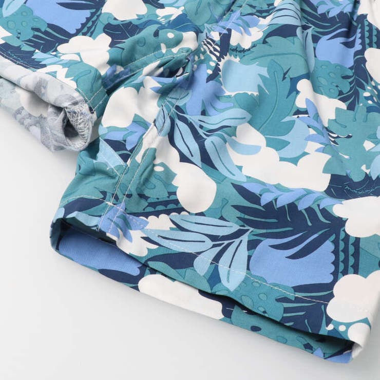 ボタニカル柄レーヨン5分丈ハーフパンツ 90cm～140cm M33112 | こどもの森e-shop | 詳細画像9 