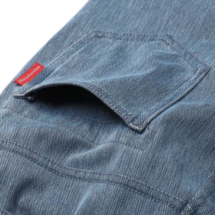 フラップ付きデニムニット5分丈ハーフパンツ 80cm～140cm M33117 | こどもの森e-shop | 詳細画像6 