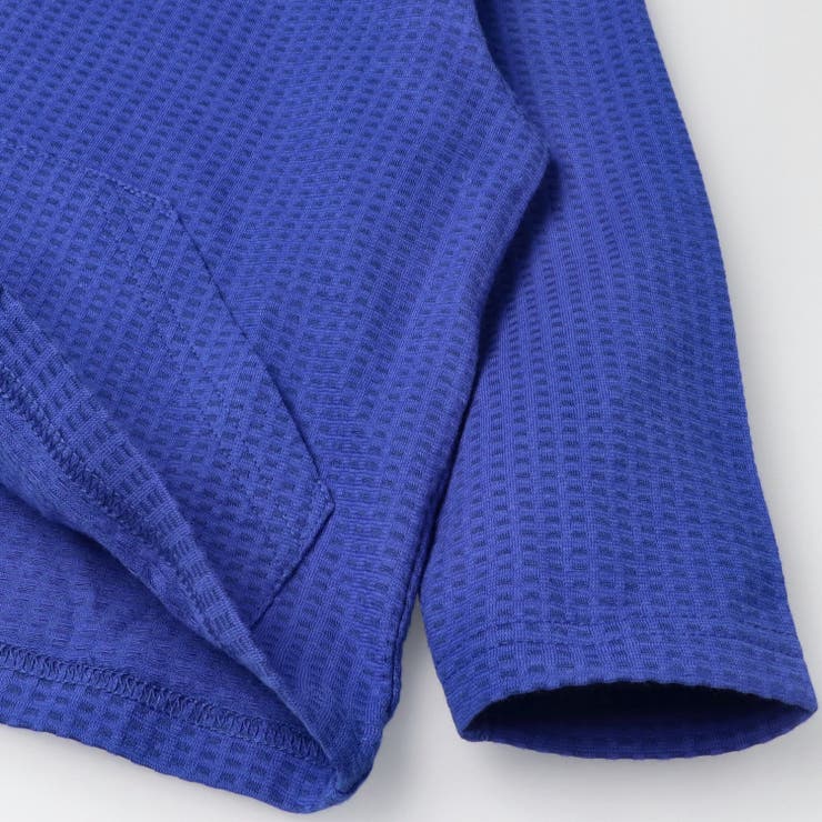 ロゴ刺繍入りUVカット無地長袖パーカー | こどもの森e-shop | 詳細画像8 