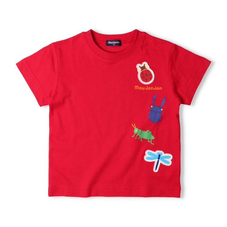子供服moujonjon(ムージョンジョン)昆虫プリント半袖Ｔシャツ80cm～120cmM3485