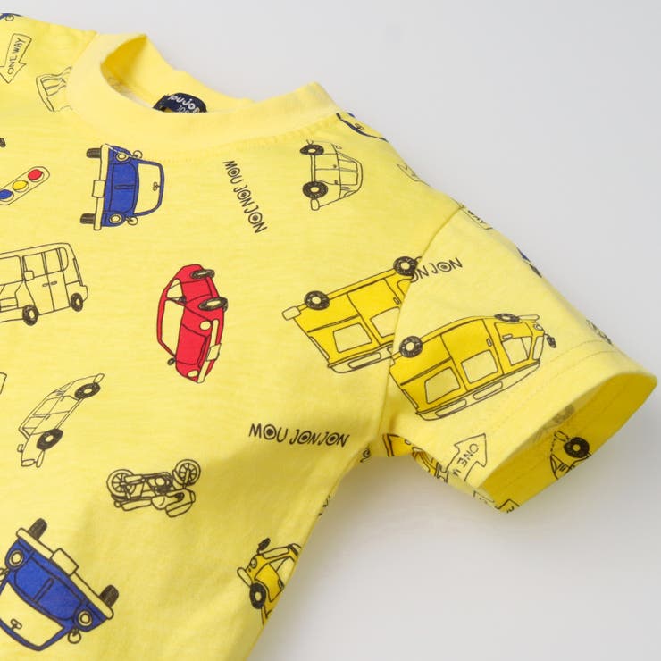 くま・星・恐竜・車総柄半袖Ｔシャツ | こどもの森e-shop | 詳細画像7 