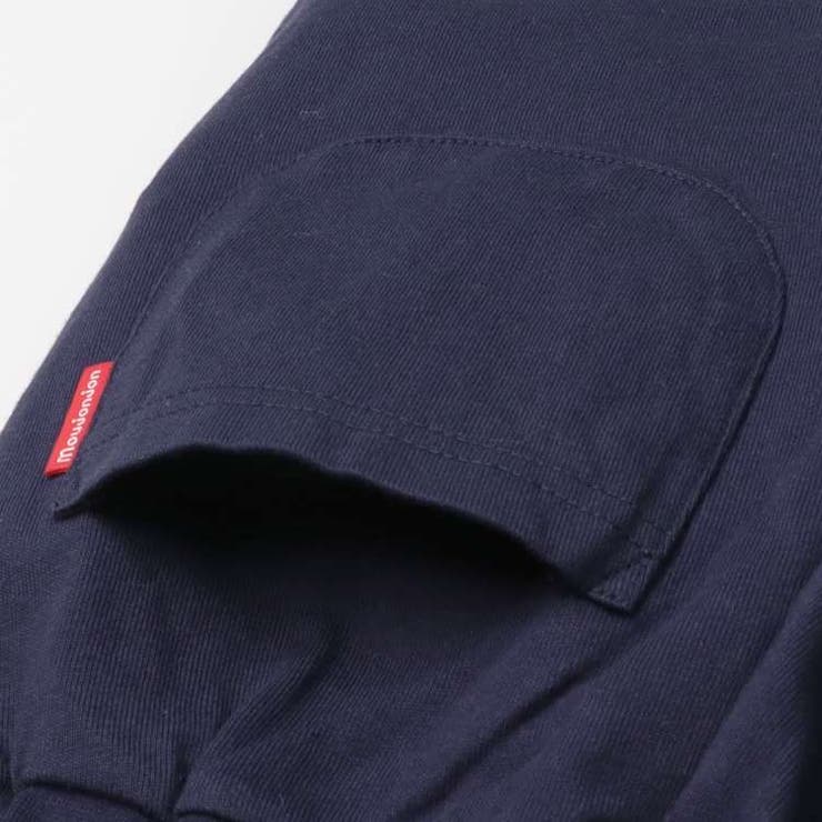 子供服moujonjon(ムージョンジョン)レインボーライン５分丈ハーフパンツ80cm～140cmM3510