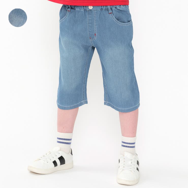 デニム６分丈ハーフパンツ | こどもの森e-shop | 詳細画像1 