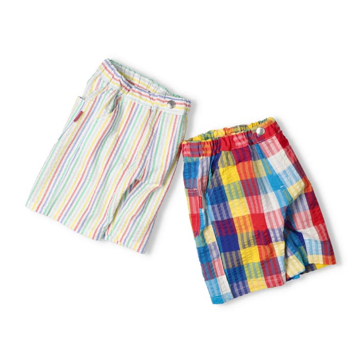 ストライプ・チェック柄5分丈ハーフパンツ | こどもの森e-shop | 詳細画像10 