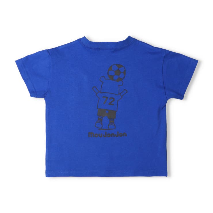 サッカーくま刺繍プリント入りＴシャツ | こどもの森e-shop | 詳細画像3 