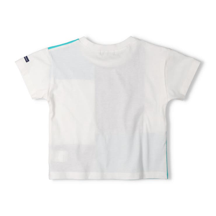 Moujonjon お花モチーフ袖フリル半袖ｔシャツ 超大特価 80cm Tシャツ