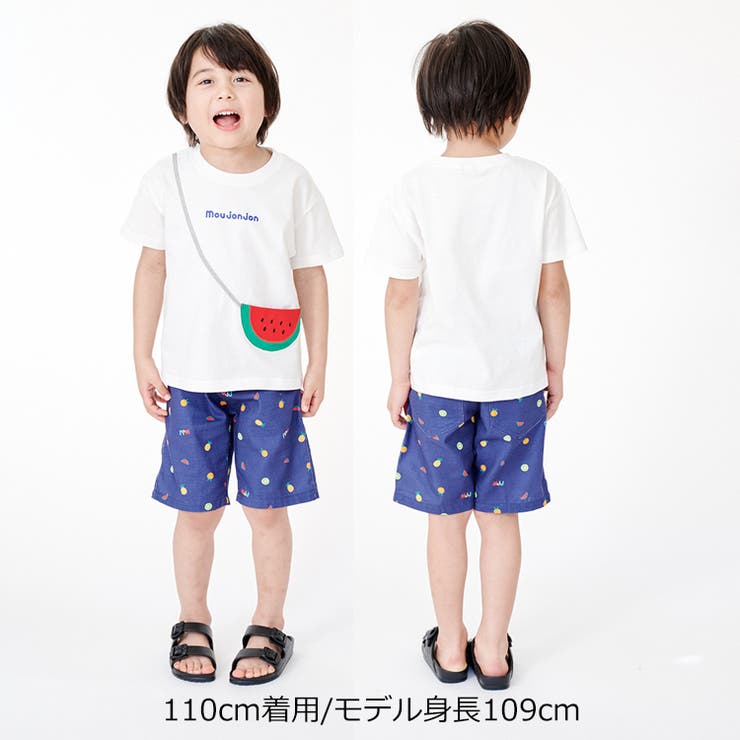 スイカ・レモンフルーツポシェット半袖Ｔシャツ | こどもの森e-shop | 詳細画像8 