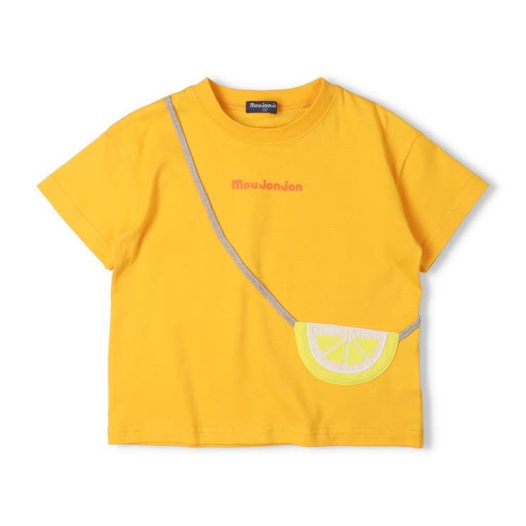 イエロー | スイカ・レモンフルーツポシェット半袖Ｔシャツ | こどもの森e-shop