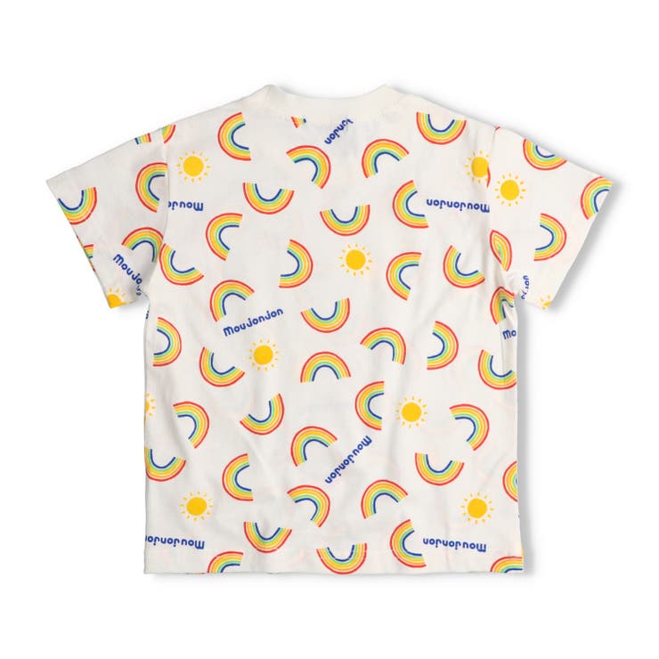 虹・海の生き物総柄半袖Ｔシャツ | こどもの森e-shop | 詳細画像2 