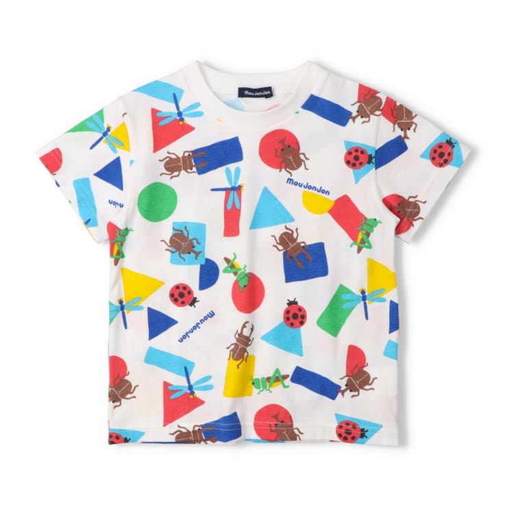 ホワイト | 昆虫総柄Ｔシャツ | こどもの森e-shop