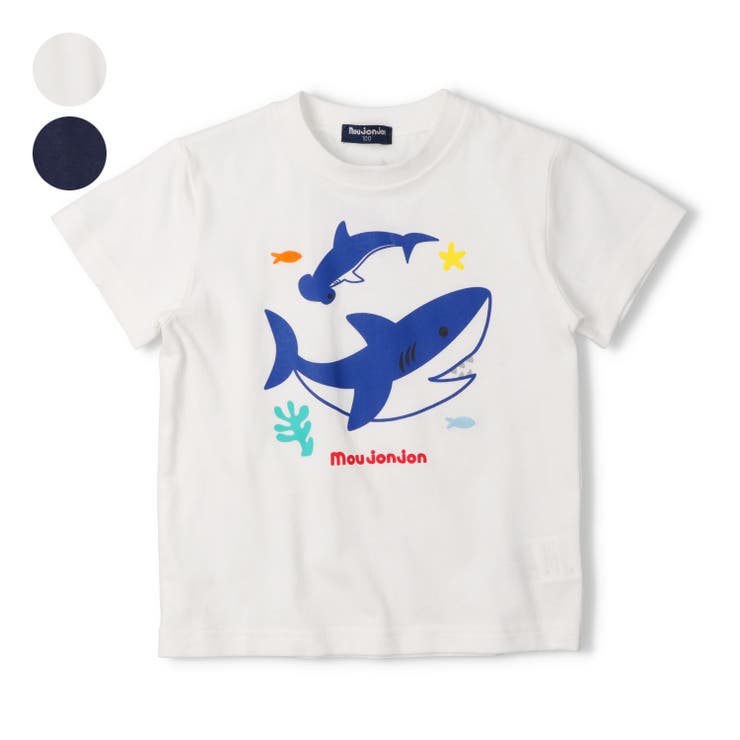 サメプリントＴシャツ | こどもの森e-shop | 詳細画像1 