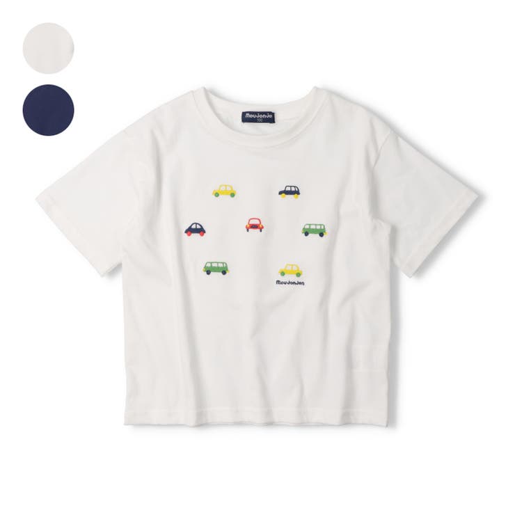 【WEB限定】車刺繍Ｔシャツ | こどもの森e-shop | 詳細画像1 