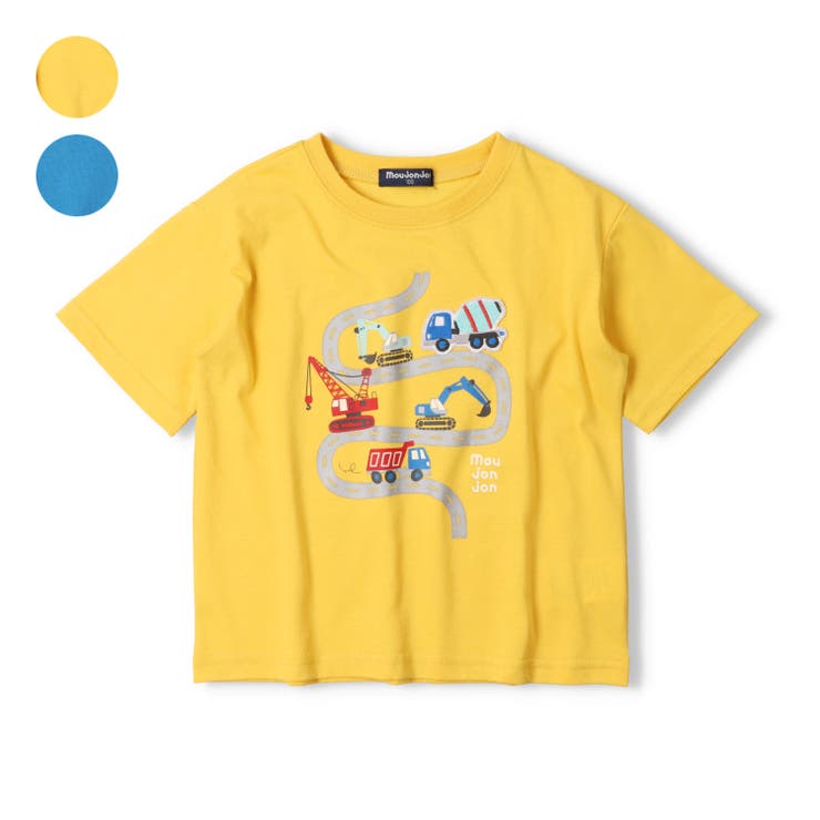 【WEB限定】働く車ワッペン付Ｔシャツ | こどもの森e-shop | 詳細画像1 