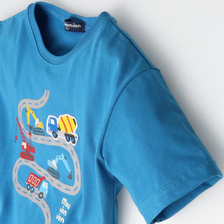 【WEB限定】働く車ワッペン付Ｔシャツ | こどもの森e-shop | 詳細画像3 