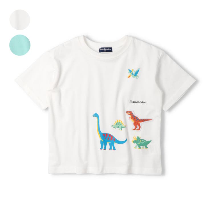 【WEB限定】恐竜ワッペンＴシャツ | こどもの森e-shop | 詳細画像1 