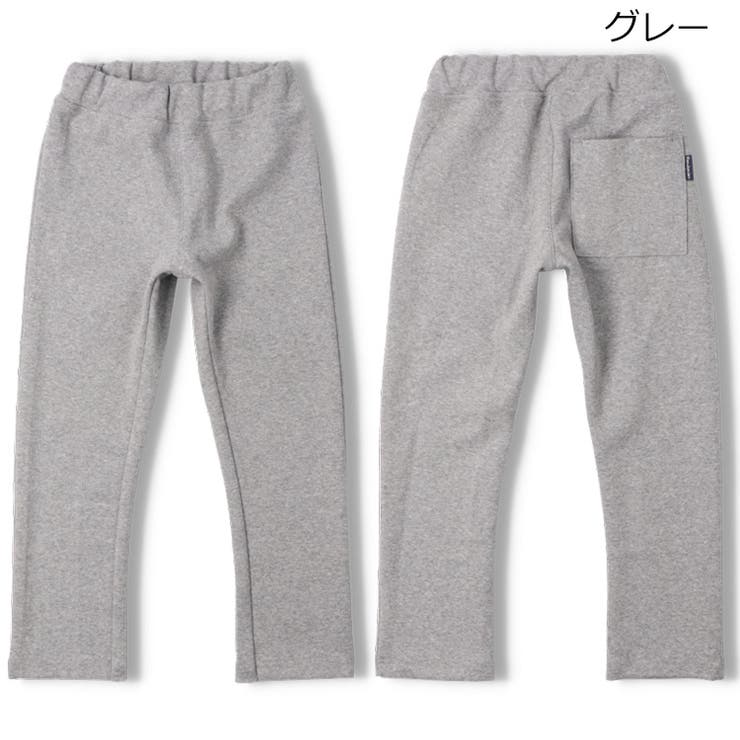 グレー | 【WEB限定】スパンフライス無地長パンツ | こどもの森e-shop