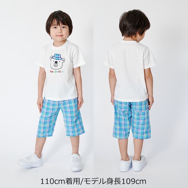 サッカーチェック６分丈ハーフパンツ | こどもの森e-shop | 詳細画像9 