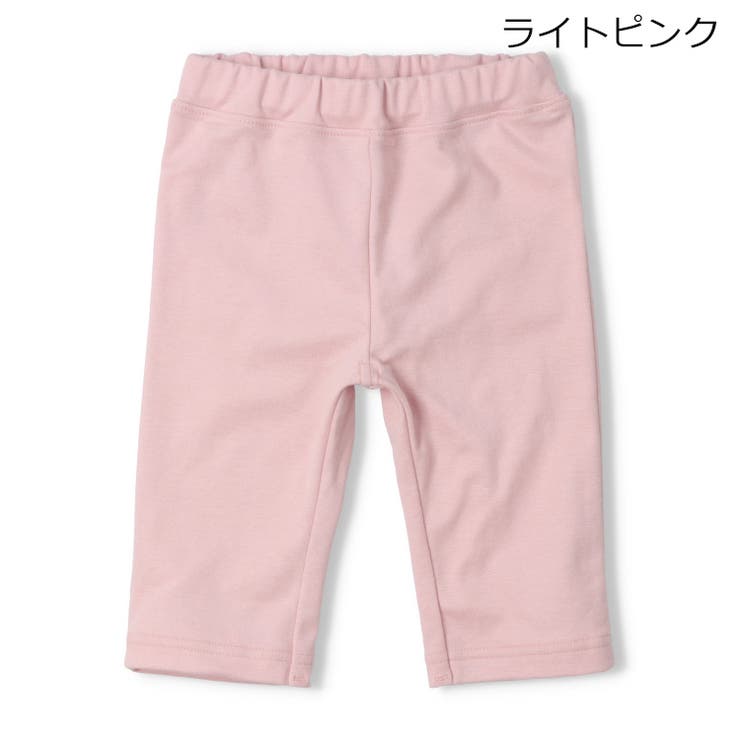 ライトピンク | 【WEB限定】日本製スパンフライス無地ハーフパンツ | こどもの森e-shop