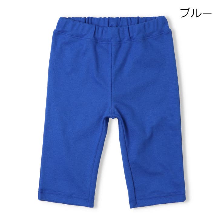 ブルー | 【WEB限定】日本製スパンフライス無地ハーフパンツ | こどもの森e-shop