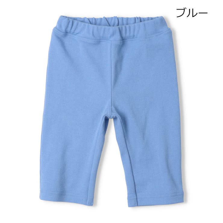 ブルー | 【WEB限定】日本製スパンフライス無地ハーフパンツ | こどもの森e-shop