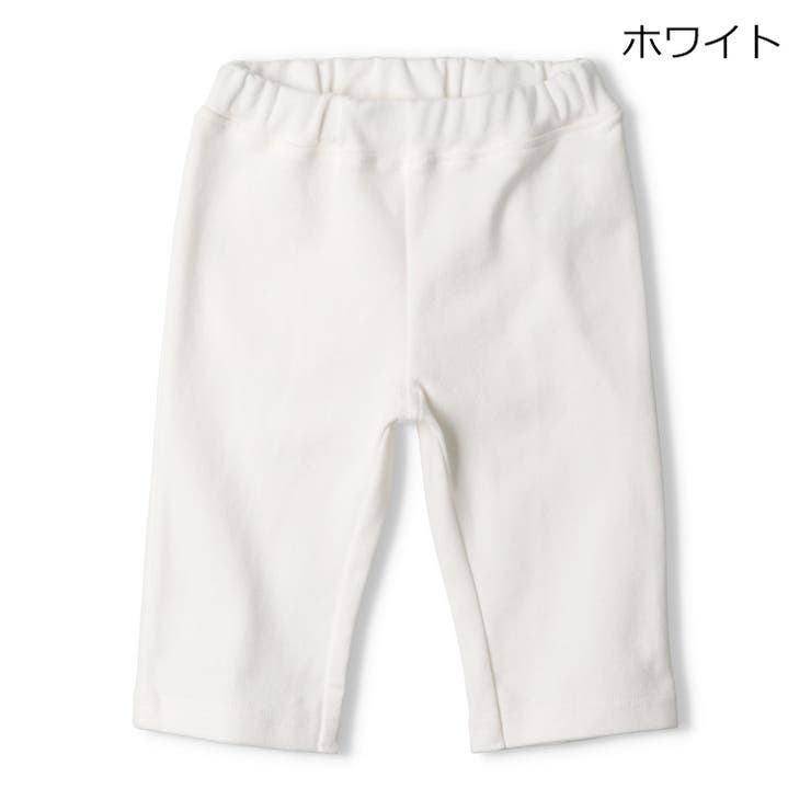 ホワイト | 【WEB限定】スパンフライス6分丈ハーフパンツ | こどもの森e-shop